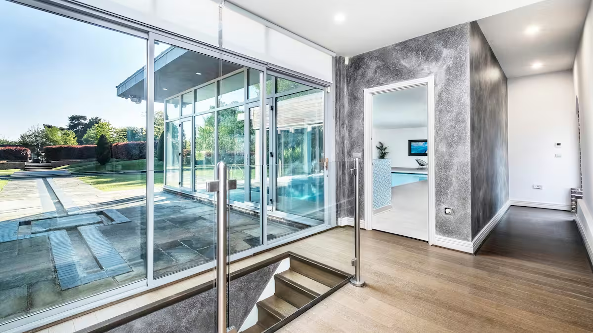 Villa poolside interior