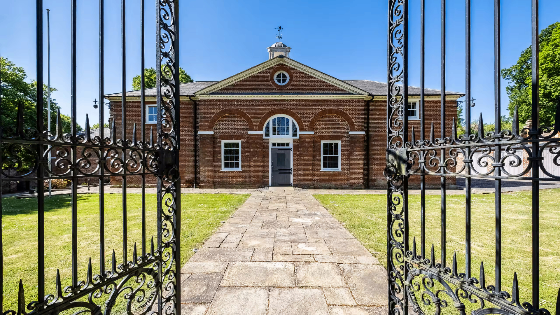 Villa entrance gates